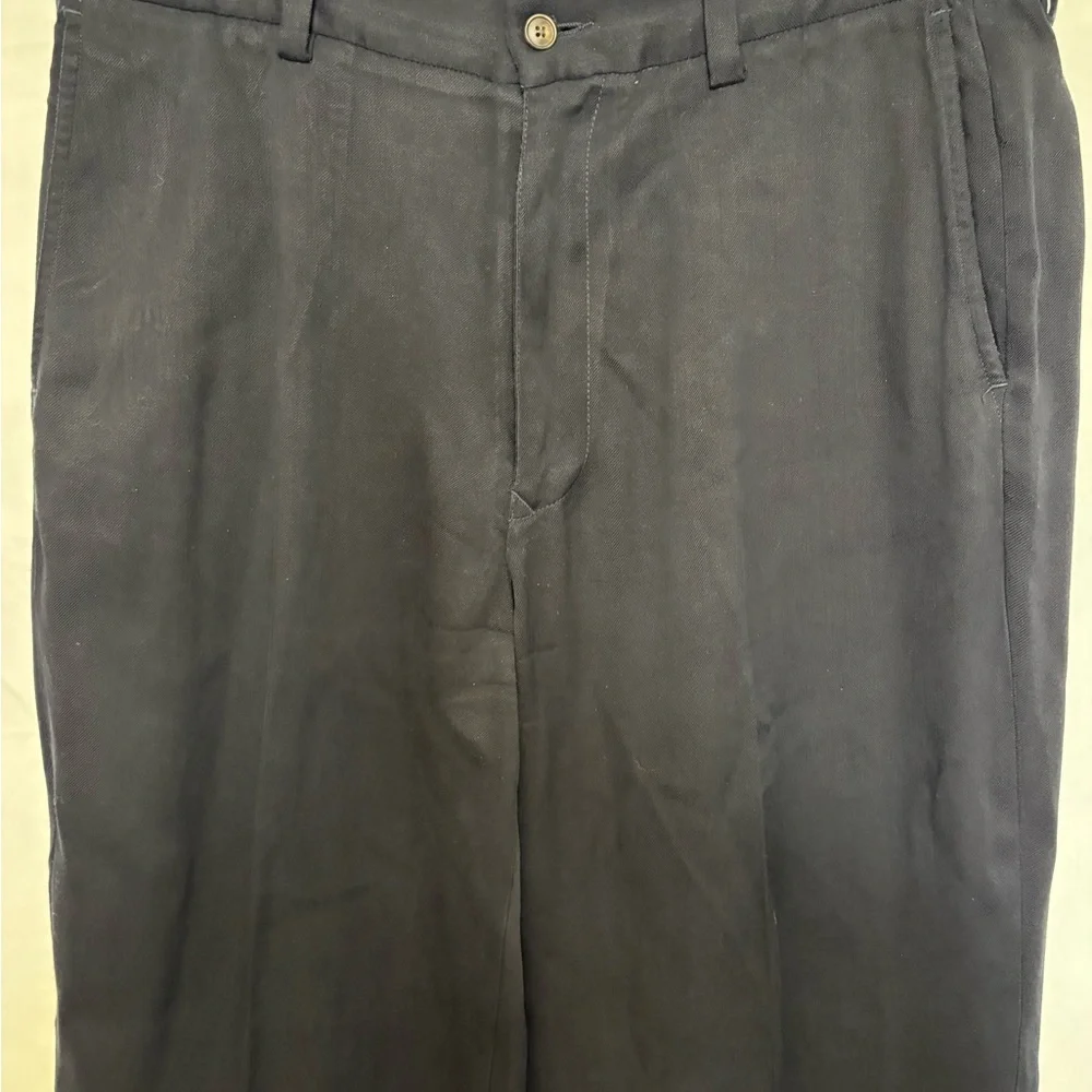 Tommy Bahama Mens Navy Silk Trousers Size‎ 33